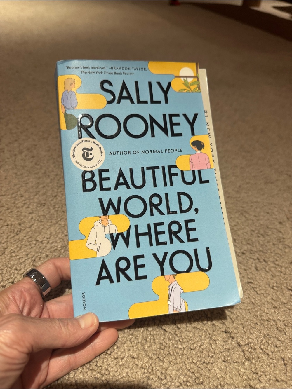Sally Rooney "Beautiful World, Where Are You" - Blue Paperback